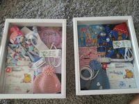 NICU shadow boxes...a reminder of the twins first few weeks! And all of the amazing people we met!