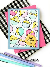 lauralooloo: Hey Chick! How About This Springtime Card With a Shaker Tag?