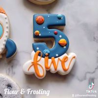 Amber Stout on Instagram: "🌌 . . . . . . . #space #cookiedecorating #satisfyingvideos #cookievideo #cookiedecoratingvideo #cookietutorial #spokaneeats #satisfying #cookies #royalicing #nasa #birthdaycookies #sugarcookies #countingstars"