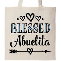 Abuela Blessed Abuelita Gift Tote Bag Natural $15.99 www.personalizedfamilytshirts.com