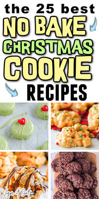 The 25 best no bake cookies for Christmas and winter holidays. Heck I enjoy these year round! Especially the gluten free healthy versions! These easy recipes are one of the best "baking ideas" to make with kids because they just set in the fridge to harden. Many recipes with oatmeal, oats, dipped in chocolate, and sugar free options. I love making no bake cookies for xmas.