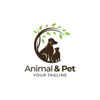 Diseños de logotipos de animales y masco... | Premium Vector #Freepik #vector #logo #circulo #plantilla #perro