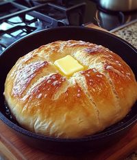 No-Oven Stovetop Bread | Homemade Recipes