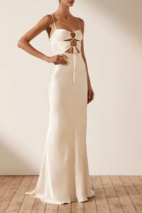 La Lune Lace Front Maxi Dress | Cream | Dresses | Shona Joy – Shona Joy International