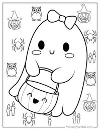 30 Ghost Coloring Pages (Free PDF Printables)