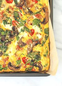 Take eggs from basic breakfast staple to crave-worthy dish with this Sheet Pan Frittata recipe.