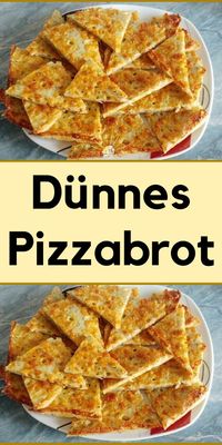 Dünnes Pizzabrot