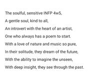 INFP personality, INFP 4w5, INFP 4 wing 5, INFP-T, INFP-T personality, INFP traits, INFP characteristics, INFP strengths, INFP weaknesses, INFP introvert, INFP creative, INFP artist, INFP writer, INFP deep thinker, INFP emotions, INFP feelings, INFP self-expression, INFP authenticity, INFP individuality, INFP identity, INFP personal growth, INFP self-discovery, INFP psychology, INFP analysis, INFP perspective, INFP mindset, INFP growth, INFP development, INFP insights, INFP relationships