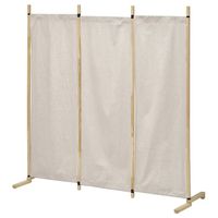 GLAMBERGET room divider, pine/Katorp beige, 150x150 cm (59x59") - IKEA CA