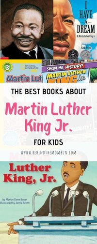 January is the month we set aside to remember a brave man. Help kids learn about his achievements with these books about Martin Luther King Jr. #MLKday #martinlutherkingjr #booksaboutmartinlutherkingjr