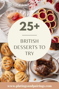 Wondering what the best British desserts are? There are so many great options! From sticky toffee pudding, to sponge cake, tarts and more! Here are 25+ of the BEST British dessert recipes to try!