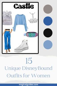 Find 15 unique Disney Bound outfits for women including this Cinderella Castle outfit for Magic Kingdom.