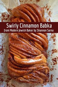 Just look at those swirls!  This sweet, delicious, gooey cinnamon babka is absolutely perfect. (Recipe from Shannon Sarna’s book Modern Jewish Baker.)  #babka #baking #recipe #cinnamon #cake #vegetarian