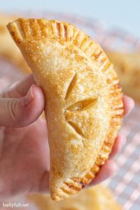 These Air Fryer Apple Hand Pies are portable and delicious! With an easy apple pie filling and flaky crust, they’re such a fun Fall dessert with no slicing and little mess. For an added treat, dunk them in homemade caramel sauce!