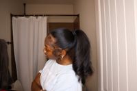 Black girls hairstyles with straight natural hair x Tiana Shannell