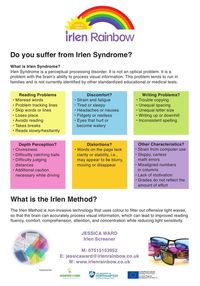 Irlen Syndome and the Irlen method are well-attested anecdotally. If you suffer from a cluster of these symptoms, it may be worth exploring. /NSC