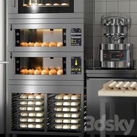 Bakery Equipment - Restaurant - 3D Models