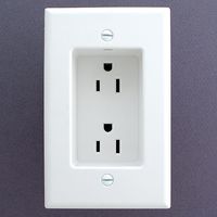 For if we ever build or remodel. (Recessed outlets so that the plugs don't stick out from the wall.  Allows furniture to be flat against the wall).