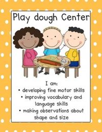 Pastel Polka Dots Center Signs by Herding Kats in Kindergarten | TPT