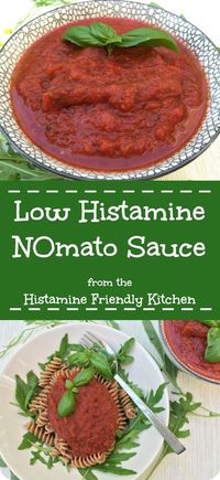 The BEST Low Histamine NOmato sauce - Pin me ;)