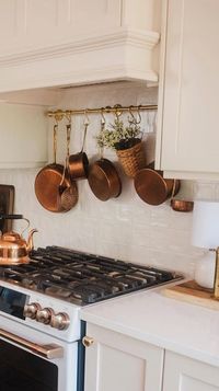 Unlacquered Solid Brass Hanging Pot and Pan , Kitchen Rack Organizer Brass Hanging Hook , Kitchen Hanging Rail , Hanging Hooks for Kitchen - Etsy