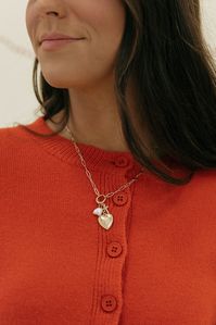 Tessa Charm Necklace-Gold – Love Olive Co