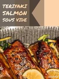 Make perfect salmon with with you sous vide immersion circulator. Kick it up with a sweet and salty teriyaki glaze.