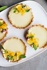 Vegan Lemon Tarts – Easy, No Bake & Ultra Tangy!