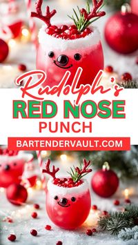 Finding festive vodka Christmas cocktails that are both easy and delicious can be a challenge during the busy holiday season. This Rudolph’s Red Nose Punch is just one of many Christmas drinks that will make your holiday gatherings feel extra special, with quick and simple recipes perfect for any celebration. Save this pin for a full lineup of Christmas punch recipes and creative Christmas cocktails to keep your holiday party sparkling!