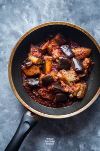 Easy Sambal Terong Balado (Eggplants with Sambal) - Healthier version - What To Cook Today