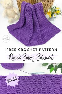 A stunning blend of beauty and simplicity, this How to Crochet a Baby Blanket guide is ideal for creating a perfect gift. It is a versatile piece that suits any nursery with a design that’s both stunning a subtle, making it the perfect gender-neutral keepsake for a new little arrival!