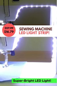 OPEN YOUR EYES to more accurate and impressive sewing. Equipped with 24 powerful LED lights, it transforms how you sew by allowing you to see clearly what you’re doing.