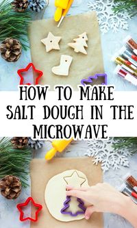 How To Make Salt Dough in the Microwave: Quick & Easy Method - In The Playroom