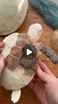 Tracey Turner | Fibre Artist | In recent week’s I’ve been experimenting and designing the next needle felting project  for my membership - the sea turtle. I have a... | Instagram