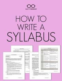 How to Write a Syllabus