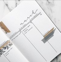 Minimal Weekly Bullet Journal Layout Ideas