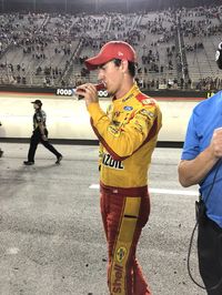 Joey logano drinks coke