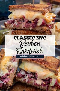 Wanna learn how to make the best Reuben sandwich? Read on and get all my tips and tricks for the gooiest, most flavorful Reuben you’ve ever tasted. No trip to NYC necessary! The best classic sandwich recipe filled with all the good stuff, you'll want to make it again and again!