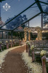 OUR WEDDING!! Chuppah in tent Wedding by Caplan Miller Events