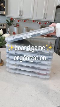 The best HACK for storing and organizing those ripped board games! 🎲🧩 **Everything is linked in my Amazon Storefront (in my bio) under… | Instagram