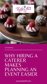 Hiring a caterer will immediately take the stress off your shoulders in more ways than one. Not only will the food be taken care of, but so will the menu planning, the setup and tear down as well. Let us help you plan a special event with ease. Learn more about why hiring a caterer makes planning a breeze on the blog.