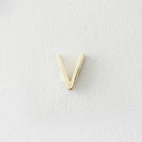 Maya Brenner Mini Letter Stud | Womens Jewelry | Steven Alan