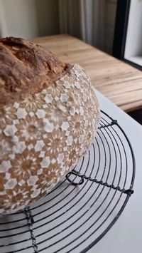 Repost from @diddewerf • So proud to present my lace sourdough bread. I love to bake with lace and these flowers are made of wedding material lace. I can’t stop looking at it. #breadtaking is it? - #baking #bakinglove #bakingfromscratch #bakingtime #bakingclass #homebaking #bakingexcuses #bakingsupplies #bakingtoolsshop #bakingbread #bakingreel #bakingreels #bakingtutorial #bakingtools #maker #makersgonnamake #currant #currantapp