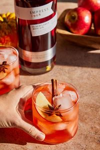 @Join_Jules riffs off the beloved Negroni Sbagliatio, creating a version that substitutes the sweet vermouth for a homemade fall syrup. The result is a beautiful Spritz, perfect for all your holiday get-togethers ❤️