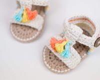 Boho Baby Crochet Sandals - Free Pattern | Croby Patterns