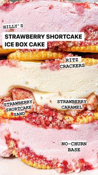 1hr · 6 servings

 

Hilly's Strawberry Shortcake Icebox Cake. This season's spinoff on Strawberry Shortcake Cake takes inspiration from the classic Good Humor strawberry ice cream pop. It's giving us all the ice cream truck vibes and we're here for it.

Full recipe is available here: 

https://milkbarstore.com/blogs/recipes/strawberry-shortcake-icebox-cake-assembly

#easyrecipe #funrecipe #milkbar #strawberryshortcake #baking #summerrecipes

