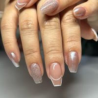 Discover the modern chic of square nude and silver nails. Our article offers a plethora of designs, from the minimalist and simple to the bold and artistic. Check designs for acrylic nails and stand out with black, white, or red accents, and explore ideas that will have your square nails looking sleek and stylish for any occasion.