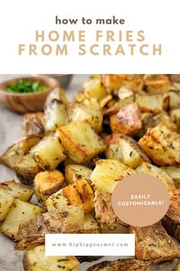 Homemade Home Fries (In Oven) - Hip Hip Gourmet