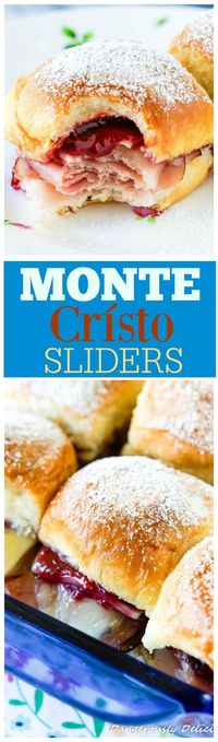 These Monte Crísto Sliders will take you back to that happy place or, if you've never tried one, create a new happy memory in your very own home. Perfect for Spring, serve these sliders for Easter brunch or as part of a Mother's Day Breakfast.