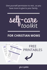 Looking for Christian self-care ideas for moms? Get stress relief with self-care routine tips created especially for overwhelmed moms at home. Enter your email address to get free self-care printables, an email series on biblical rest, a private Facebook community and lots more encouragement. #selfcare #motherhood #christianmoms #stressmanagement